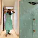 Mint Green A-Line Rayon Kurti for Women | Soft Fabric | Sizes S–L