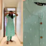 Mint Green A-Line Rayon Kurti for Women | Soft Fabric | Sizes S–L