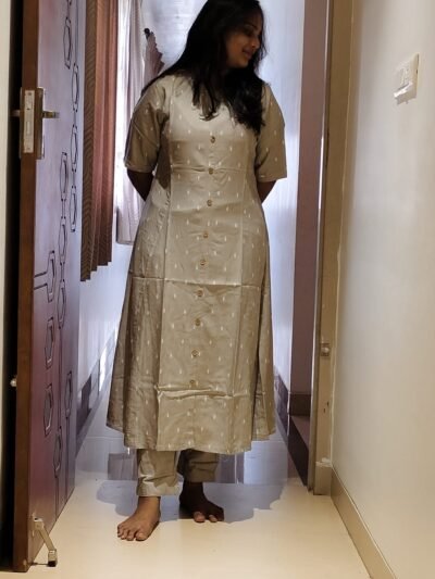 Classy A-Line Grey Rayon Kurti