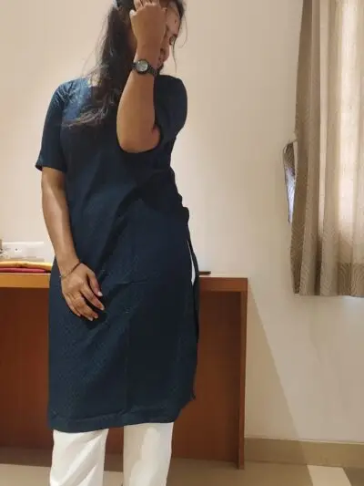 Stylish Dark Blue Kurti