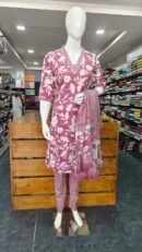 Pink cotton kurti