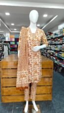 Cotton Kurta Set With Dupatta